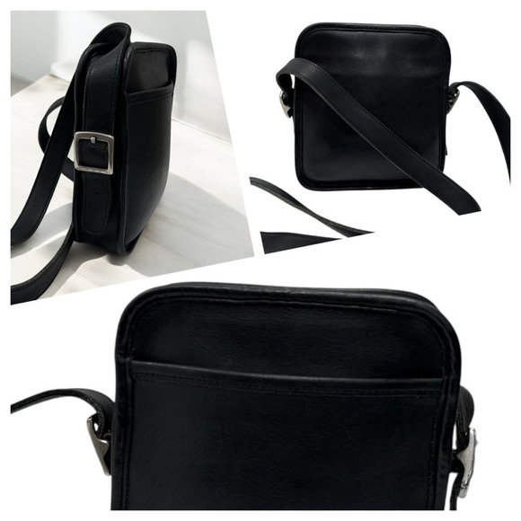 Coach Vintage 9817 Camera Crossbody Handbag Purse , Black, 1990s Made In USA - Picture 11 of 13